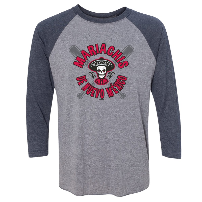 Albuquerque Isotopes Tee-Mariachis Fizzle Raglan