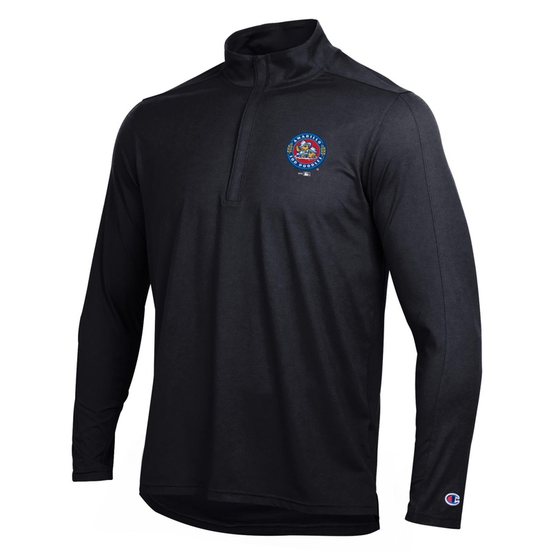 Amarillo Sod Poodles Champion Soft Touch Black 1/4 Zip