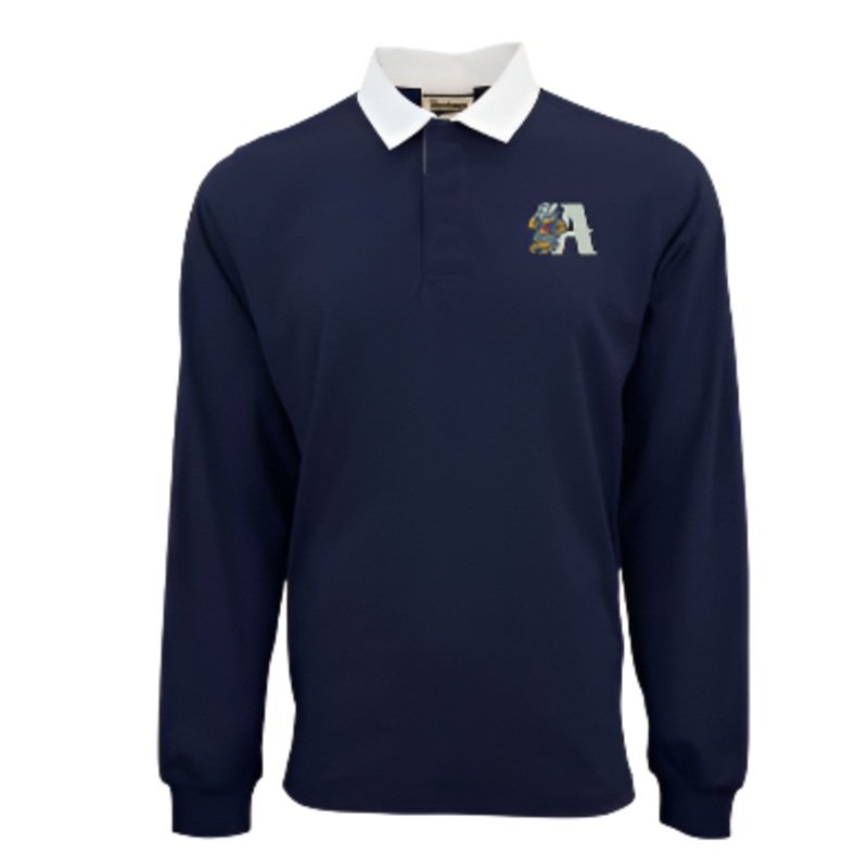 Amarillo Sod Poodles Navy Lean A Rugby Long Sleeve