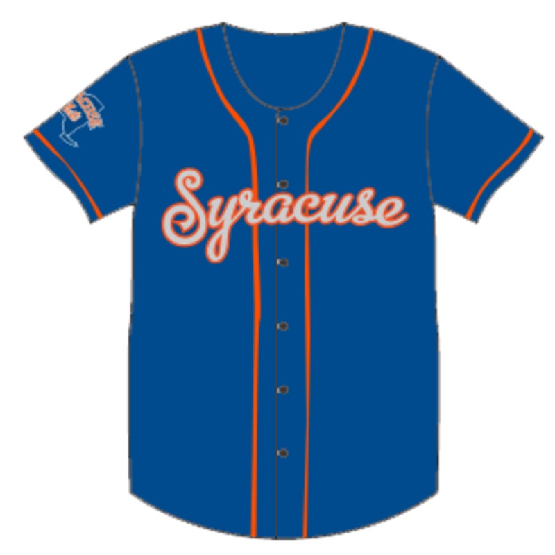 Syracuse Mets Royal Replica Sublimated Jersey
