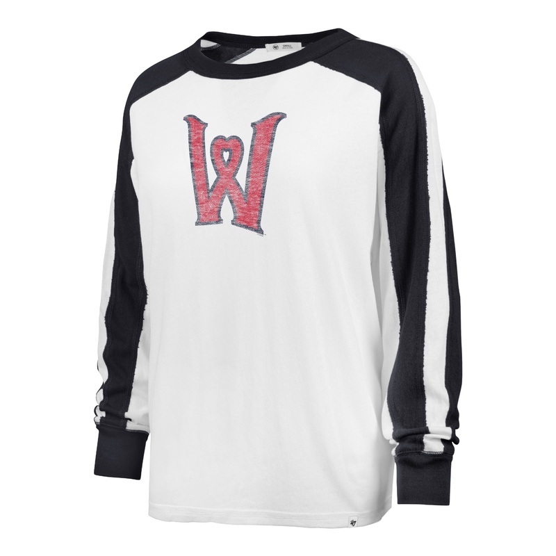 Worcester Red Sox White Heart Women’s Caribou Long Sleeve