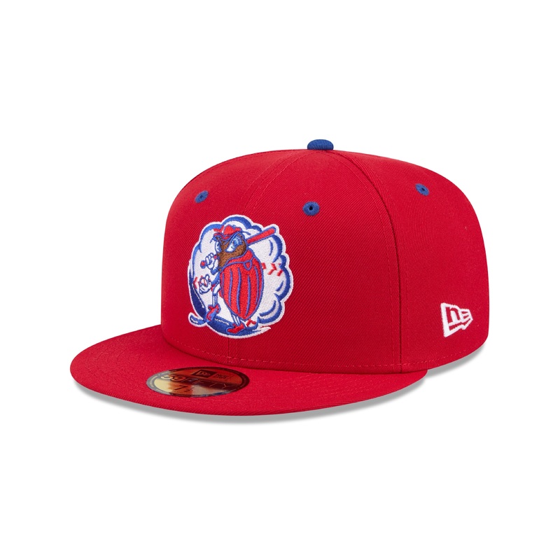 2025 New Era Piedmont Boll Weevils All Red 59FIFTY