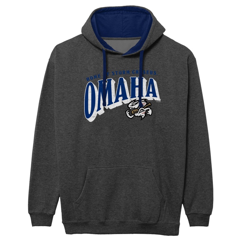 Omaha Storm Chasers L2 Brands Men’s Essentials Colorblock 2.0 Hoodie