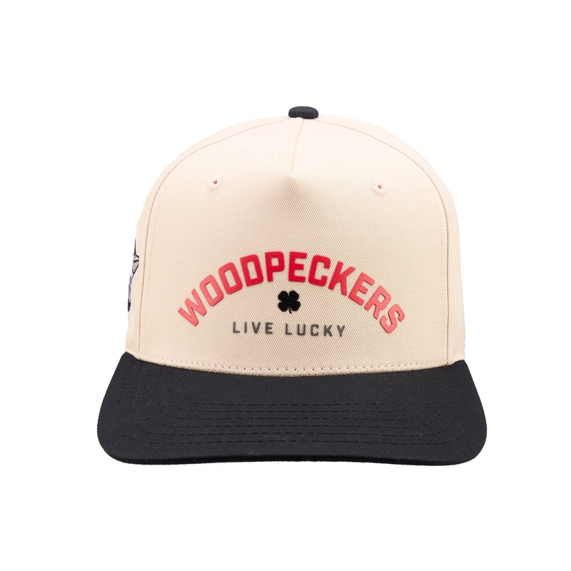 Fayetteville Woodpecker Black Clover Superstition Adjustable Cap