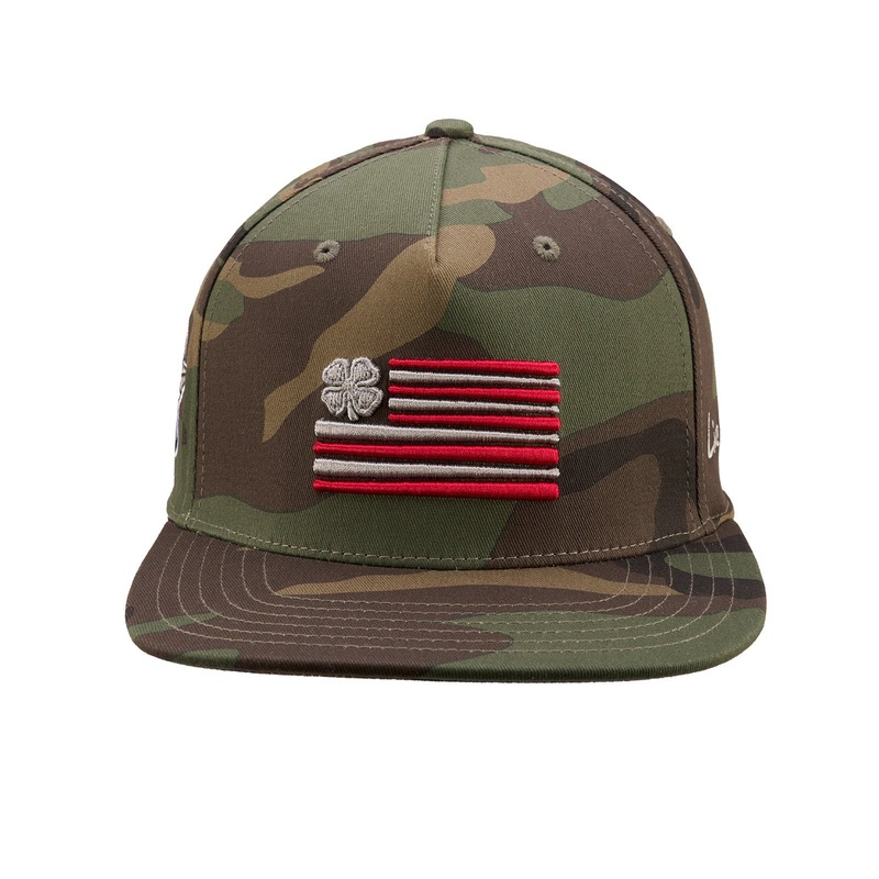Fayetteville Woodpeckers Black Clover Perfect Game Adjustable Cap