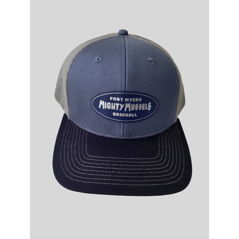 Mighty Mussels Blue Patch Cap