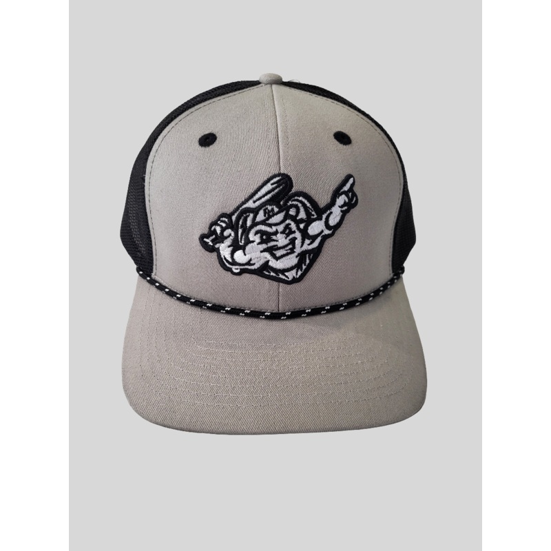 Mighty Mussels Gray/Black Corded Cap