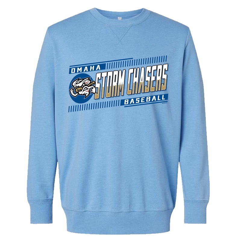 Omaha Storm Chasers Bimm Ridder Men’s Eddie Crewneck Vintage Wash Sweatshirt