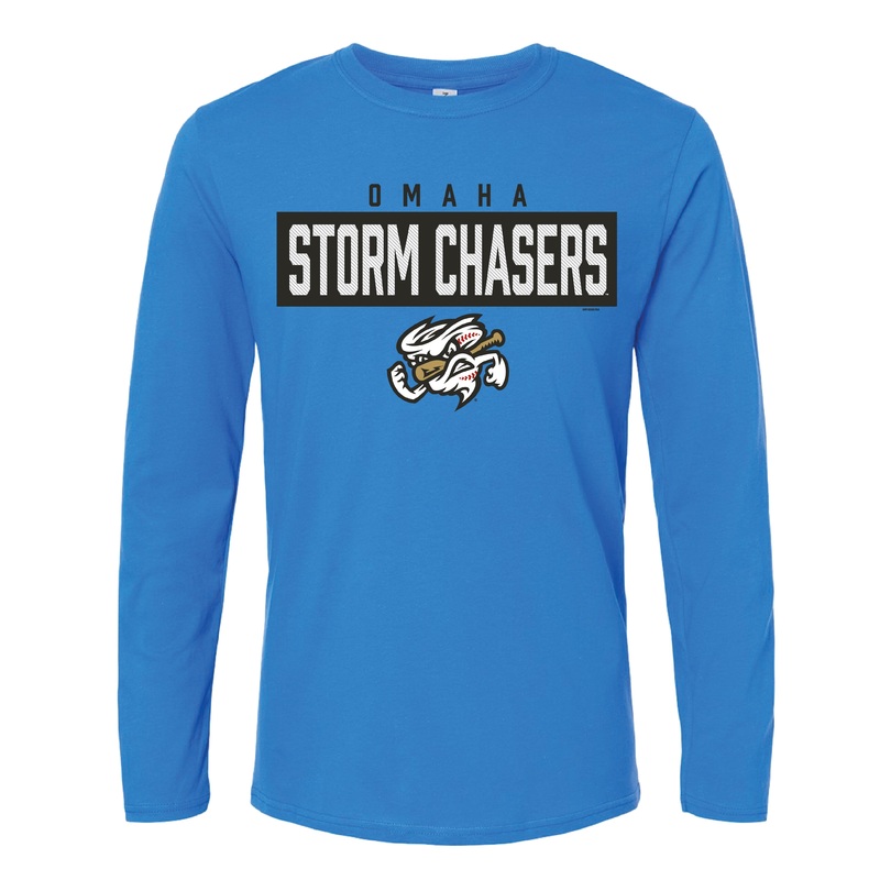 Omaha Storm Chasers Bimm Ridder Men’s Isner Royal Softstyle LS Tee