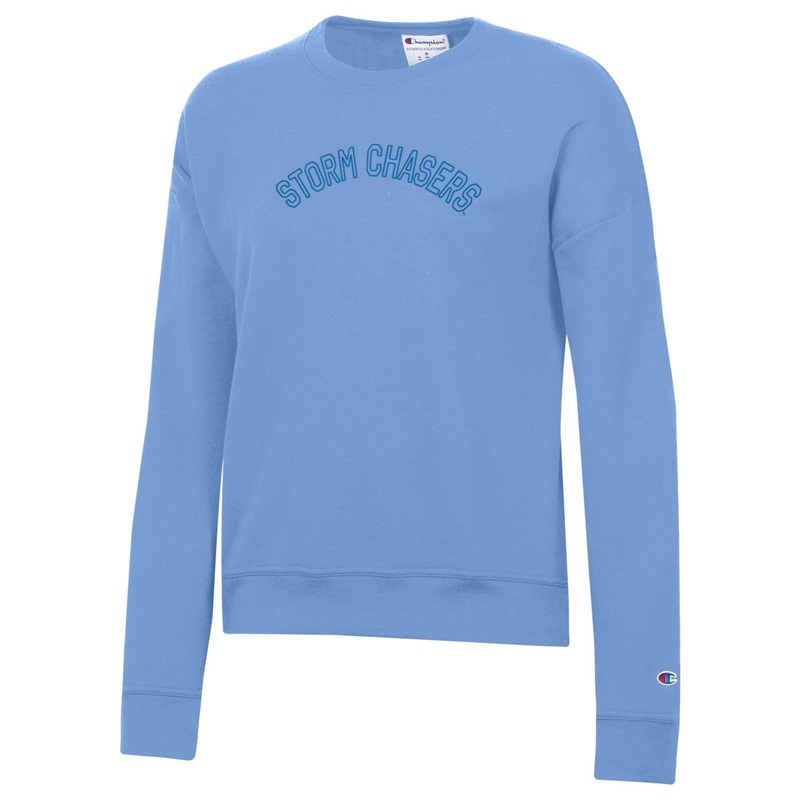Omaha Storm Chasers Champion Women’s Powerblend Crewneck Light Blue Sweatshirt