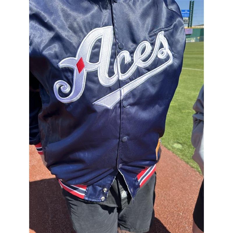 Reno Aces Men’s Reversible Satin Jacket by Official League