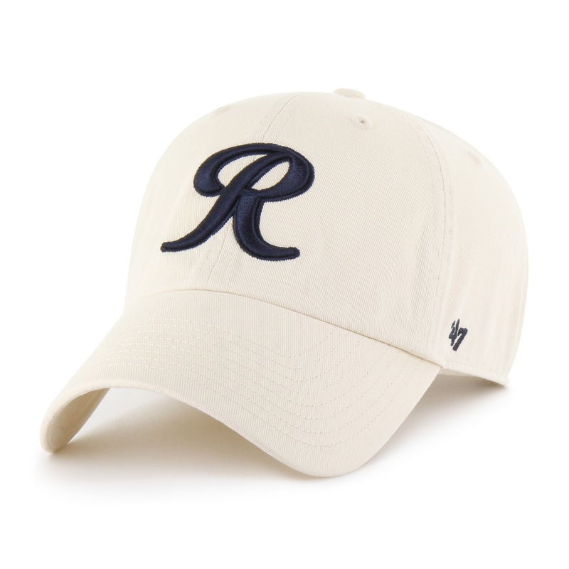 Tacoma Rainiers ’47 Brand Natural Navy R Clean Up Cap