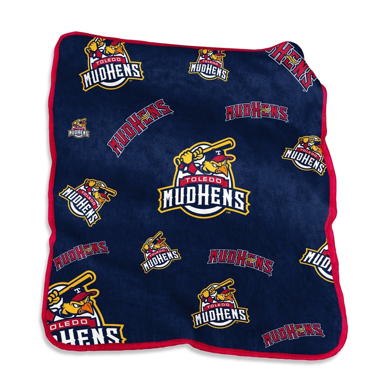Toledo Mud Hens 50″x60″ Raschel Blanket