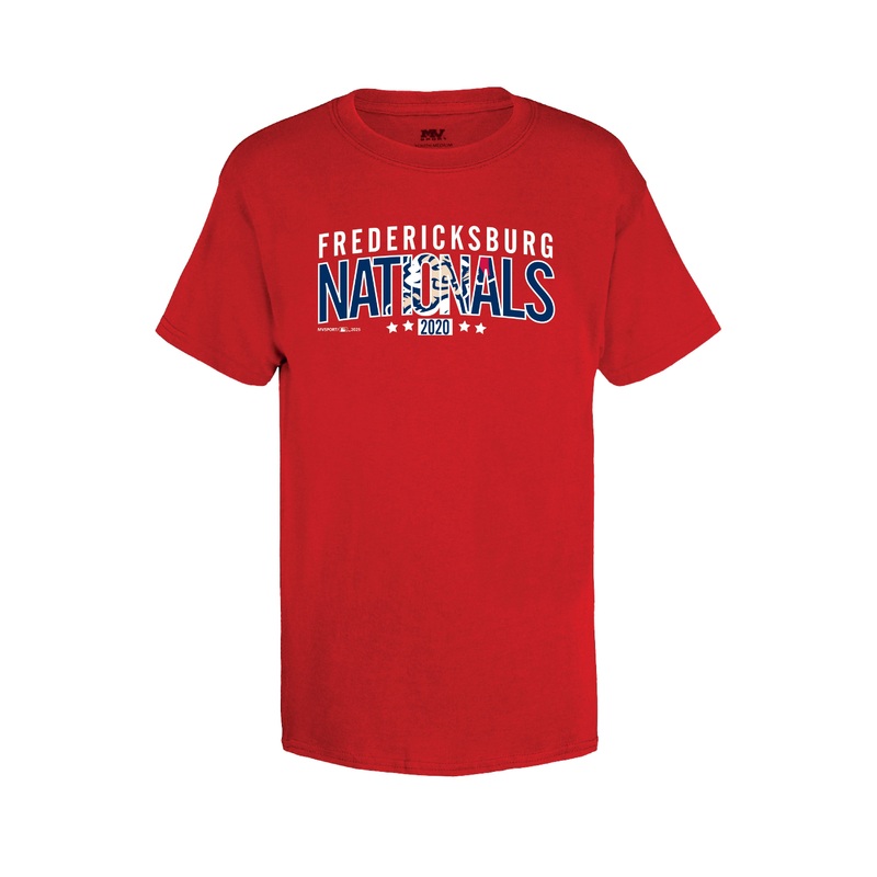 FredNats Youth MV Red Tee