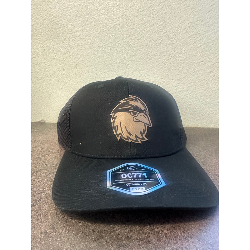 Leather Chukars Patch Trucker Hat