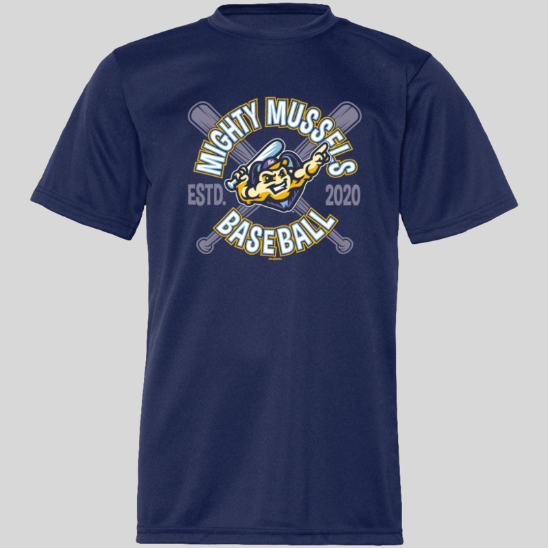 Mighty Mussels Youth Performance Tee  FIZZLE