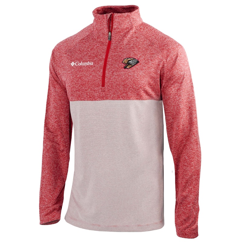 Red Columbia Primary Quarter Zip Pullover