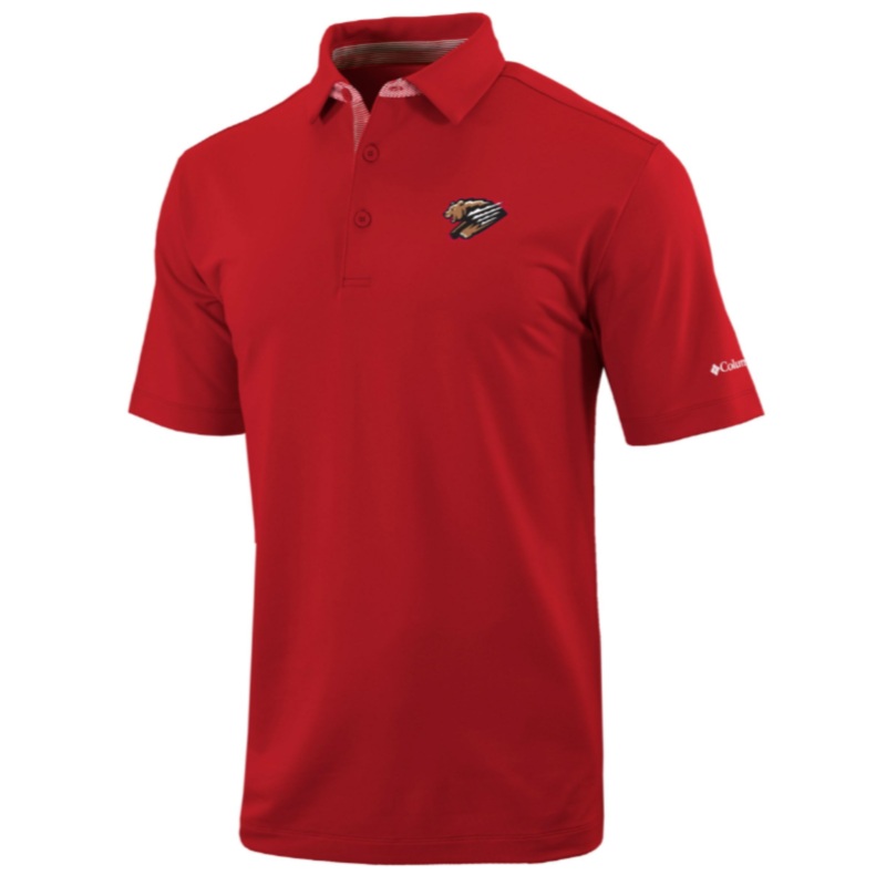 Red Primary Columbia Polo