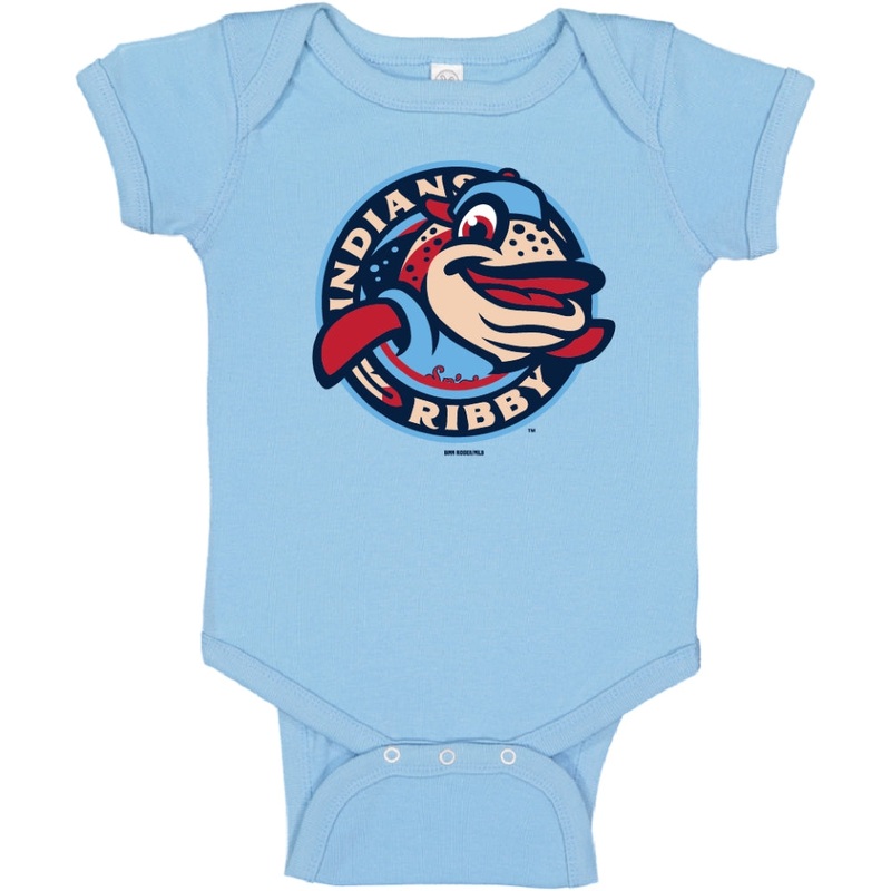 Spokane Indians Infant Light Blue Ribby Creeper