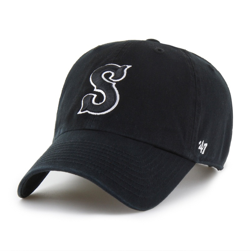 Syracuse Mets ’47 Black Clean Up Adj. Cap