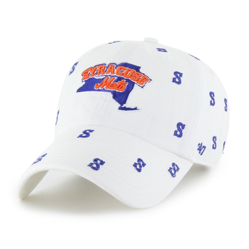 Syracuse Mets ’47 Ladies White Confetti Clean Up Adj.
