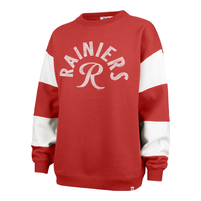 Tacoma Rainiers ’47 Brand Women’s Red Eephus Barred Crew
