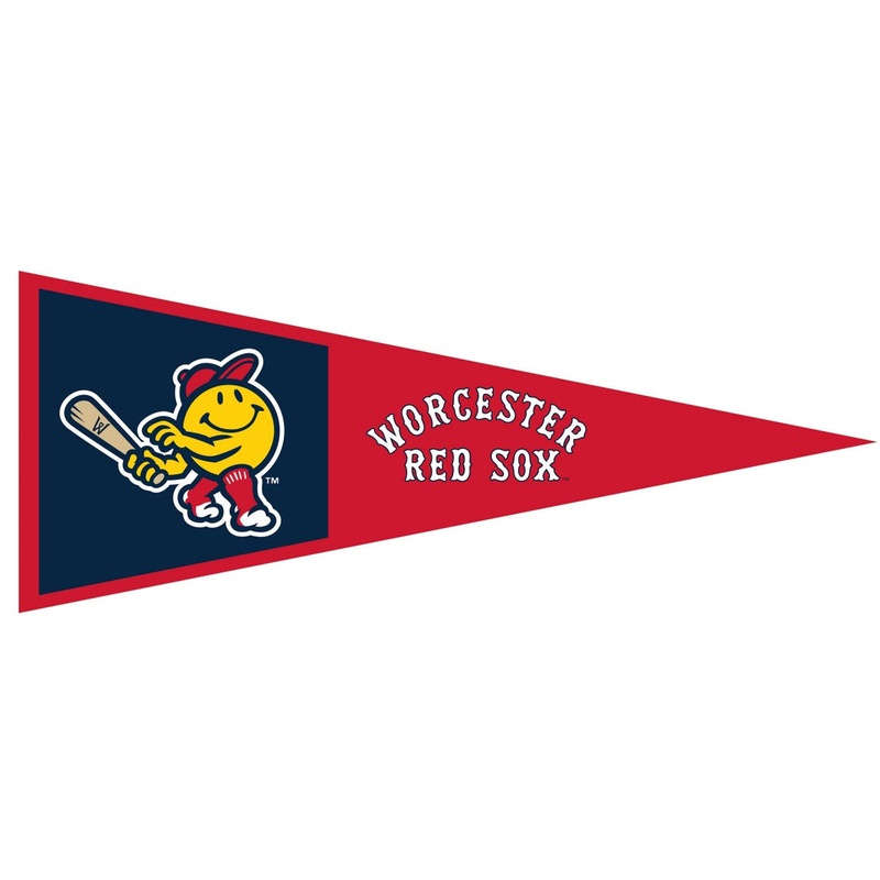 Worcester Red Sox Primary Wool Pennant