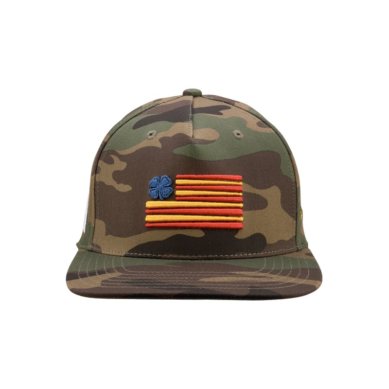 Amarillo Sod Poodles Black Clover Camo Bats Cap