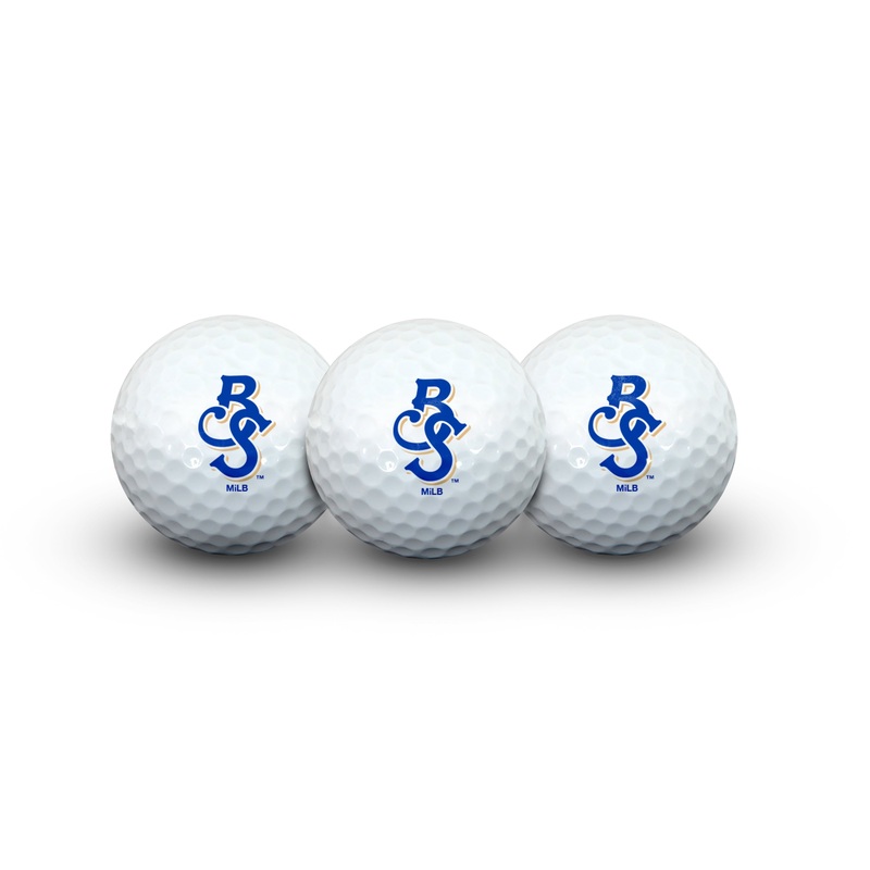 Golf Ball with Road Cap Logo 3 pack