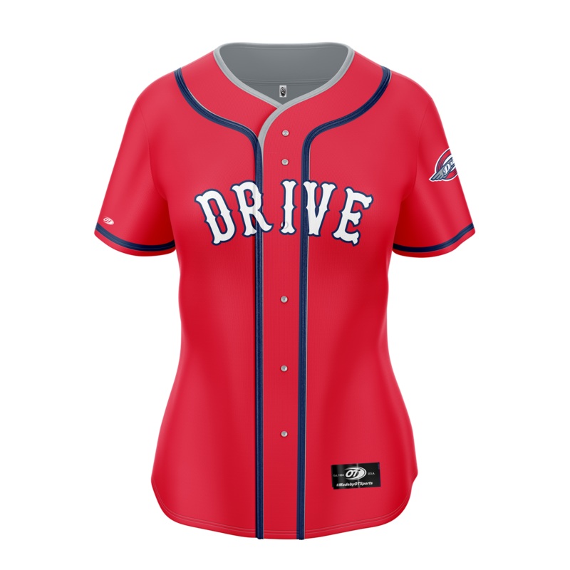 Greenville Drive OT Sport Women’s Red Authentic Replica Jersey