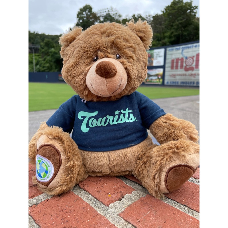 The Asheville Tourists Ted E. Tourist Bear