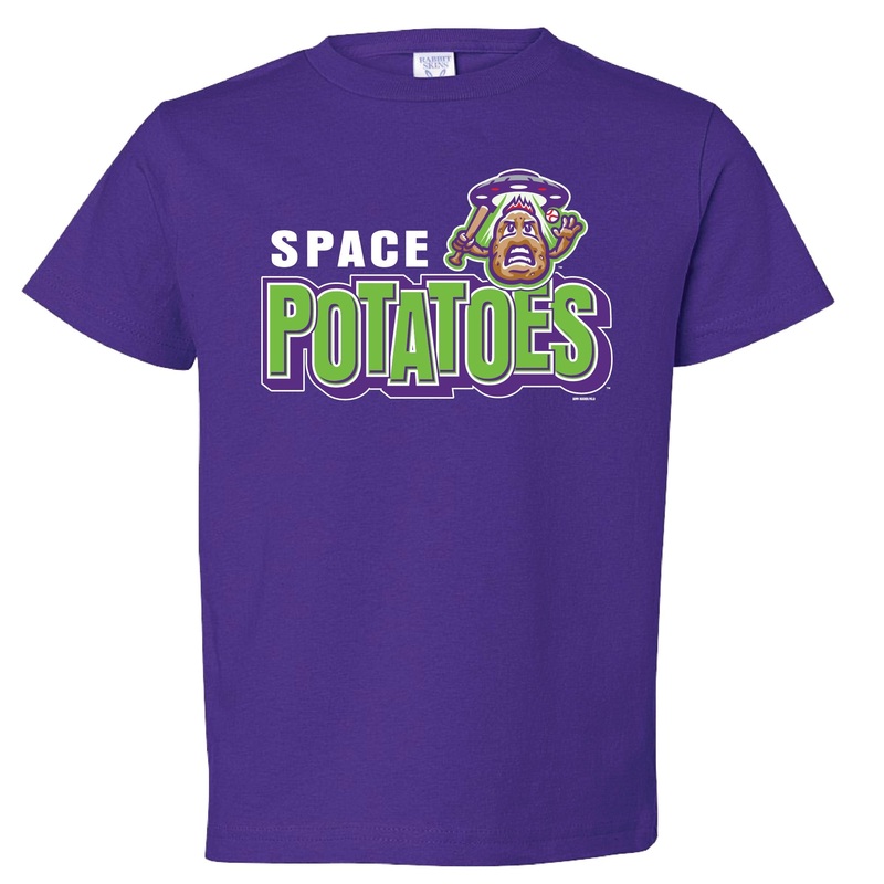 toddler Space Potato Glow in the Dark T shirt