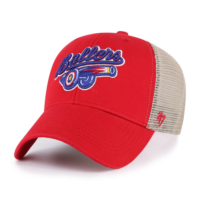 ’47 Brand Red Mesh Flagship Wash MVP Cap