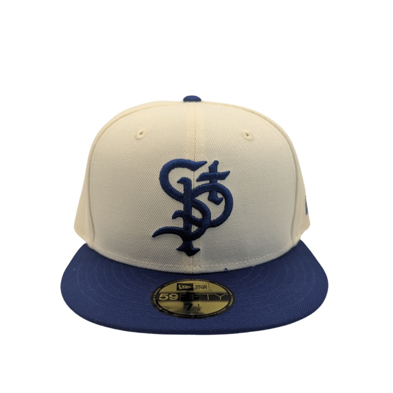 Saints New Era 59Fifty Cream & Royal Fitted Cap
