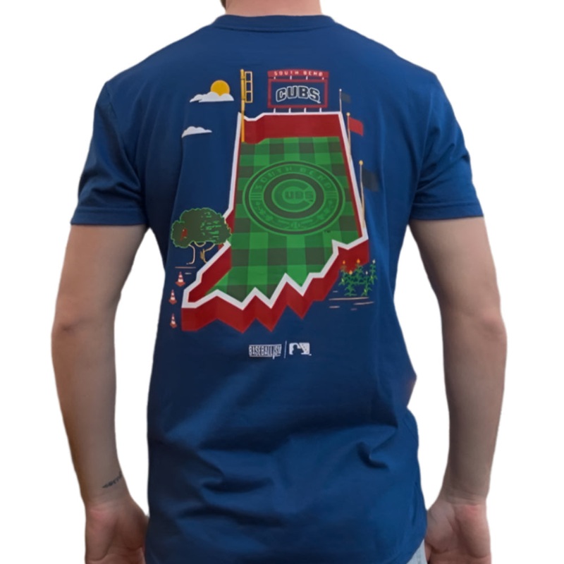 South Bend Cubs Baseballism Men’s Stadium T-Shirt