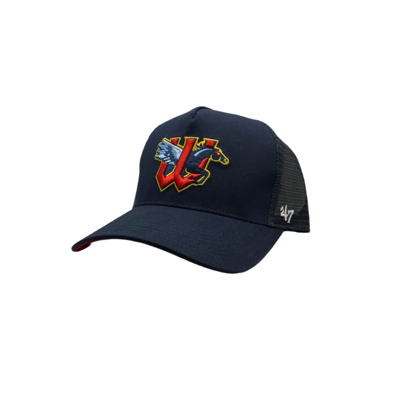 Wichita Wind Surge ’47 Navy Ballpark Mesh Offside Cap