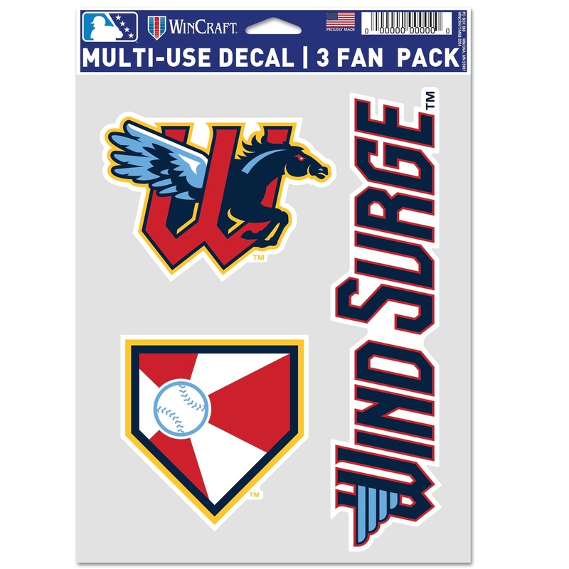 Wichita Wind Surge Multi-Use 3 Pack Fan Decal