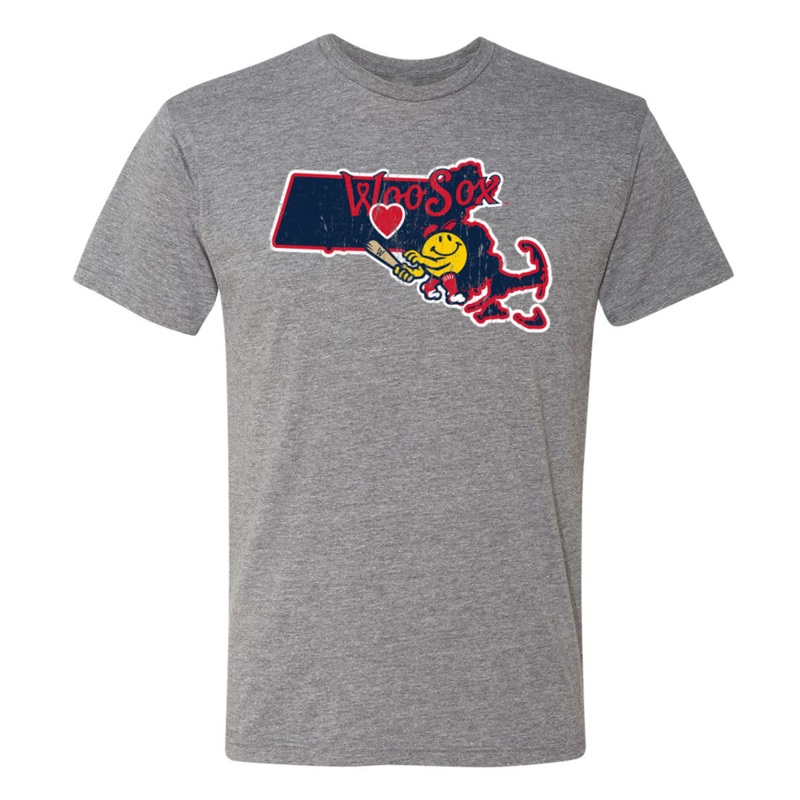 Worcester Red Sox Gray State Tee