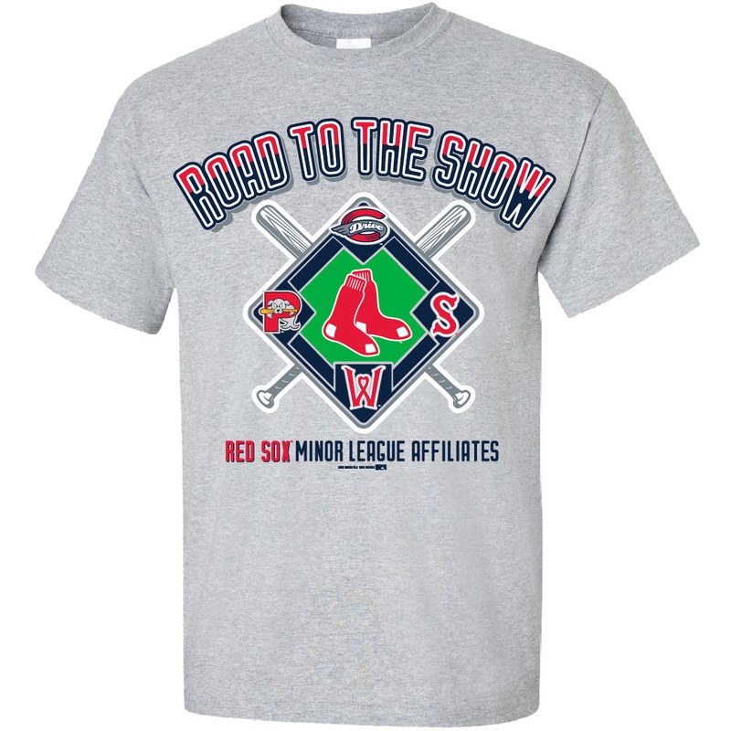 Worcester Red Sox Road To The Show Sport Gray Affiliate Tee