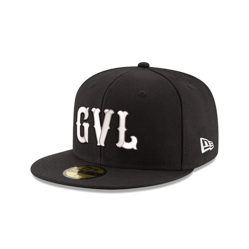Greenville Drive New Era Black LP 59FIFTY GVL Hat