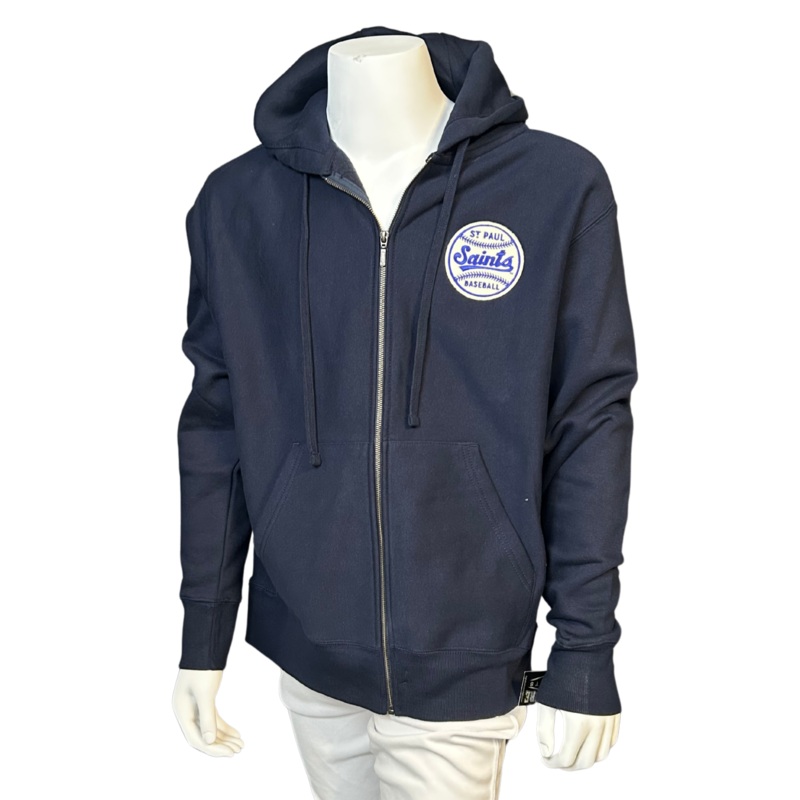 Saints Navy Zip-up Sweatshirt