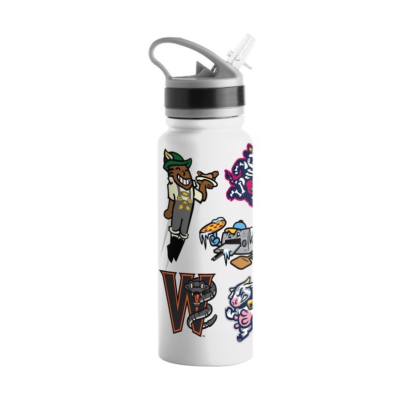 Timber Rattlers Logo Brands 25 oz. Stainless Steel Alt. Identity Water Bottle
