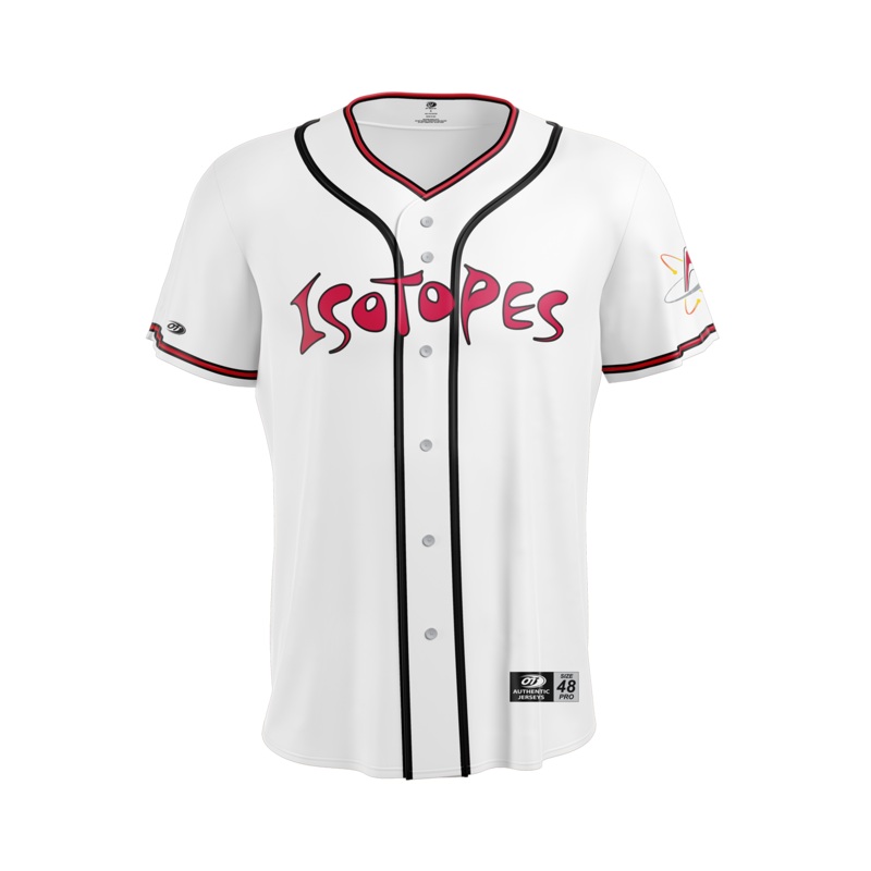 Albuquerque Isotopes Jersey-Premium White