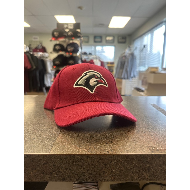 All Red Baseball Cap (Velcro Strap)