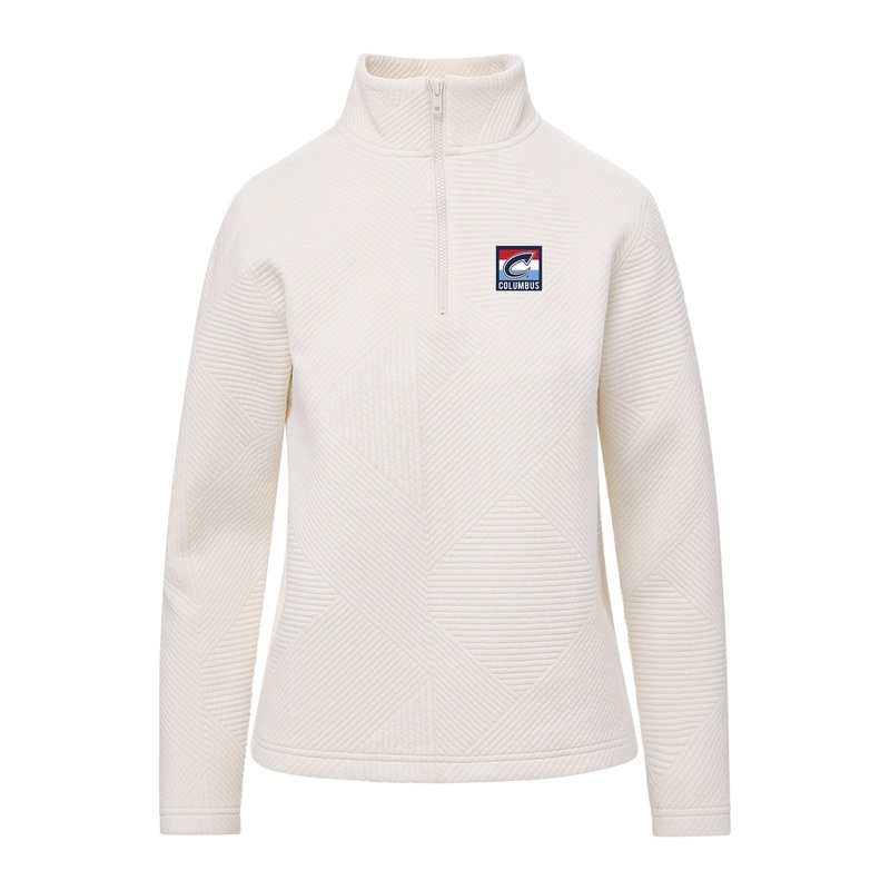 Columbus Clippers MV Sport Women’s Zelda Zig-Zag Quarter Zip