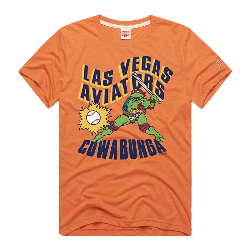 Men’s Homage Teenage Mutant Ninja Turtle Orange Short Sleeve T-Shirt