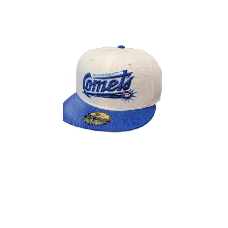 OKC Comets Tan Script 59/50 Fitted Cap