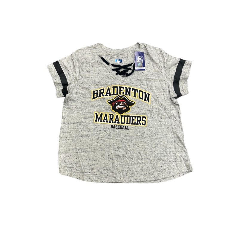 Bradenton Marauders Plus Womens Shirt- Grey