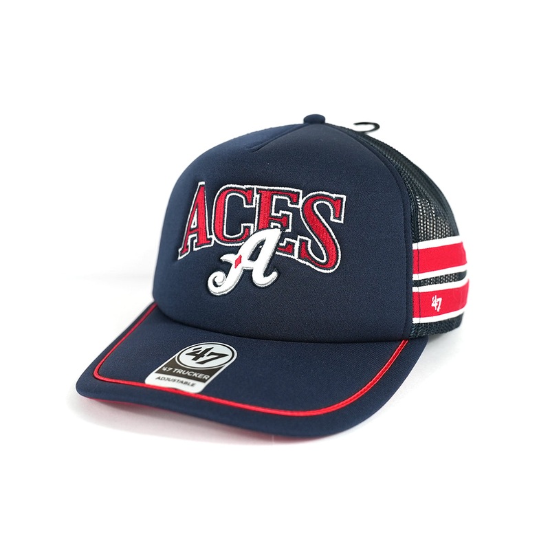 Reno Aces Navy Sideband Trucker Adjustable Hat