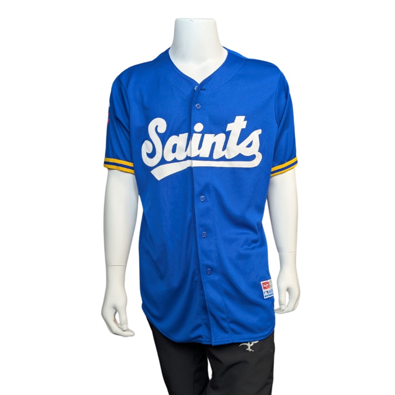 Saints Rawlings On-Field Authentic Royal Alternate Jersey
